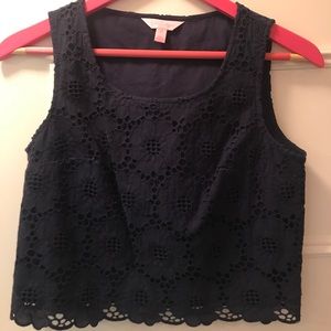 Lux Crop Top Lace Lilly Pulitzer